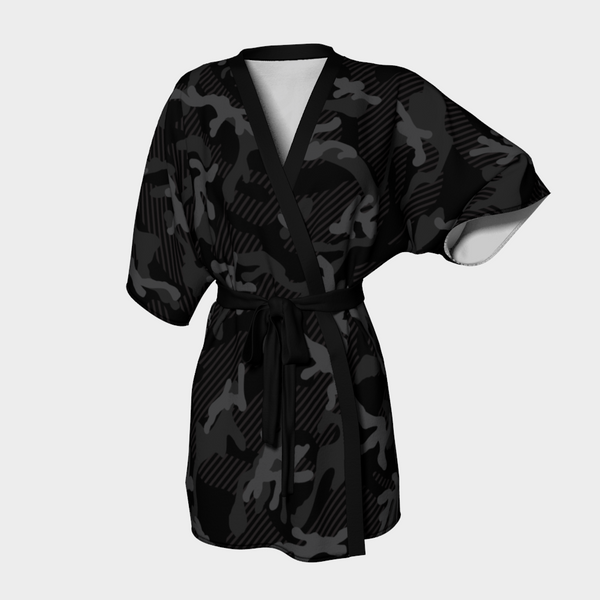 CAMO BLVCK KIMONO ROBE-KIMONO ROBE-clothing, Festival Fashion, kimono-robe-Dustrial