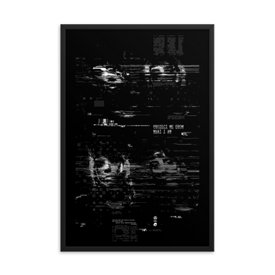 "PROTECT ME FROM WHAT I AM" OPEN EDITION PRINT