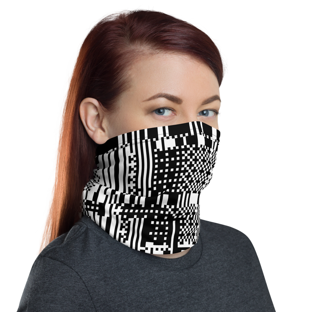 MACPAINT MONO NECK GAITER MASK Dustrial