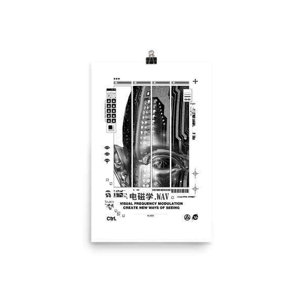 "NEW WAYS OF SEEING" OPEN EDITION PRINT-OPEN EDITION PRINT-cyber crime, cybercrime, hacker, MATTE-POSTER-PRF, OPEN-EDITION-PRINT, Sale2K19-Dustrial