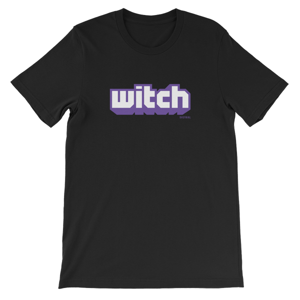 WITCH GRAPHIC TEE-GRAPHIC TEE-bc-uni-tshirt, goth, GRAPHIC-TEE, logohack, MALL GOTH, men, Tee, women-Dustrial