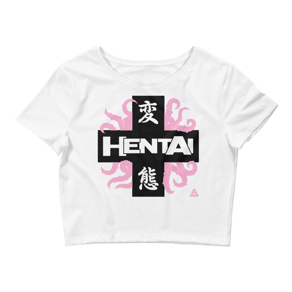 ANIME AND CHILL CROP TEE-CROP TEE BC-CROP-TEE-BC, cyber crime, cybercrime, hacker, womens-bella-crop-top-Dustrial