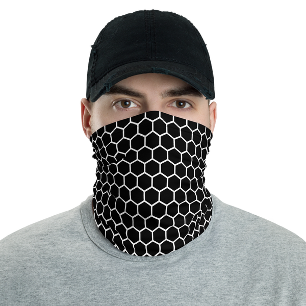 HEXAGON MONO NECK GAITER MASK-NECK GAITER-face mask, Facial Covering, mono, NECK-GAITER, NECK-GAITER-PRF-Dustrial