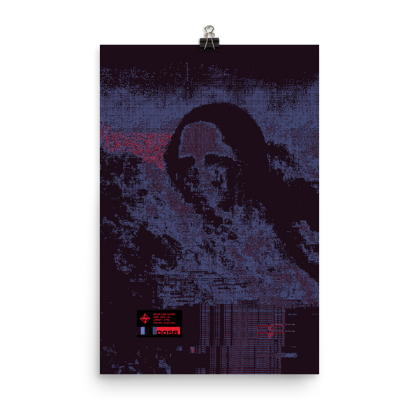 "MONA LISA CURSE" S-009 VAR. 0056 LIMITED PRINT-MATTE POSTER LE PRF-matte-poster-le-prf, mlcs009-Dustrial