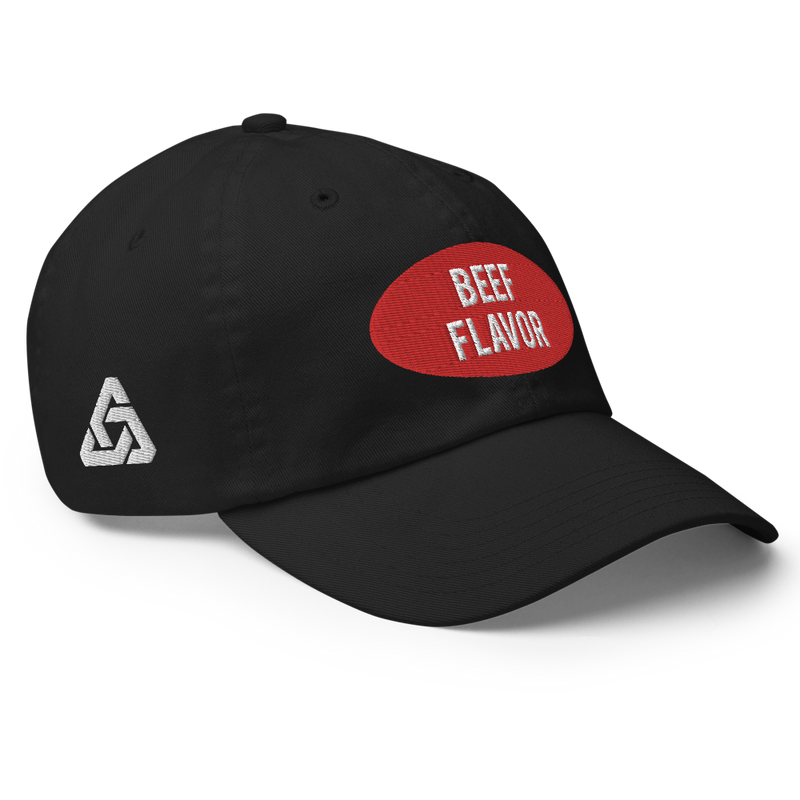 BEEF FLAVOR CHAMPION DAD HAT-HAT-CHAMPION-DAD-cyber crime, cybercrime, hacker, HAT-CHAMPION-DAD, hat-chmp-dad, Sale2K19-Dustrial