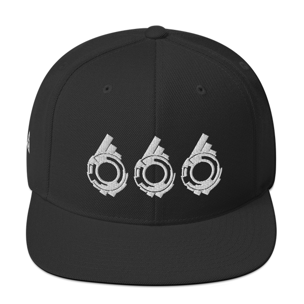 SECTION 666 SNAPBACK-HAT-SNAP-ghost in the shell, HAT-YUP-SNAP, MECH, mono, Sale2K19-Dustrial
