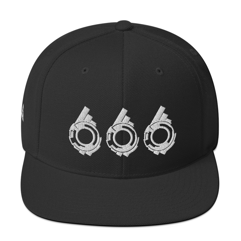 SECTION 666 SNAPBACK-HAT-SNAP-ghost in the shell, HAT-YUP-SNAP, MECH, mono, Sale2K19-Dustrial