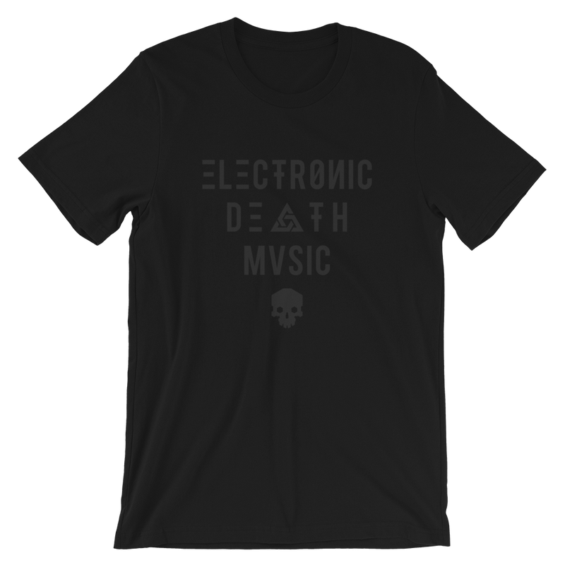 ELECTRONIC DEATH MUSIC GRAPHIC TEE-GRAPHIC TEE-bc-uni-tshirt, cyber crime, cybercrime, GRAPHIC-TEE, hacker, men, Tee, women-Dustrial
