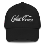 CYBERCRIME CLASSIC DAD HAT-HAT-YUP-DAD-cyber crime, cybercrime, hacker, Sale2K19-Dustrial
