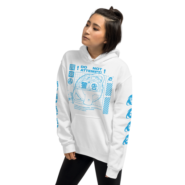 DO NOT ATTEMPT UNISEX HOODIE-HOODIE-cyber crime, cybercrime, hacker, HOODIE, HOODIE-G, Mono-Dustrial
