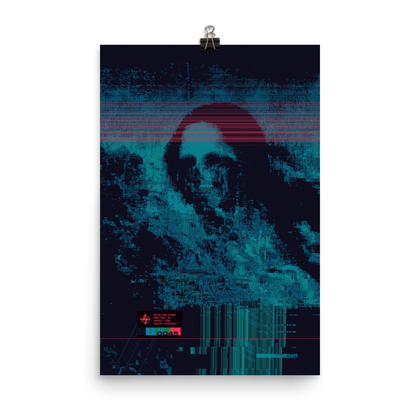 "MONA LISA CURSE" S-009 VAR. 0045 LIMITED PRINT-MATTE POSTER LE PRF-matte-poster-le-prf, mlcs009-Dustrial