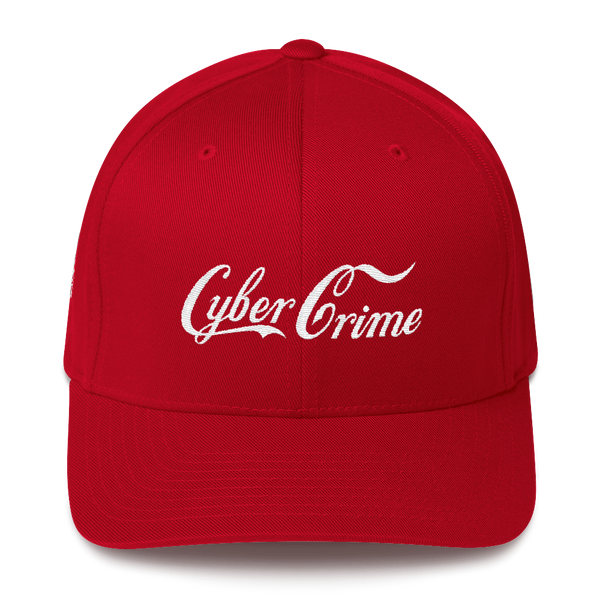 CYBERCRIME ZERODAY FLEXFIT CAP-HAT-YUP-FLEX-cyber crime, cybercrime, hacker, HAT-YUP-FLEX, Sale2K19-Dustrial