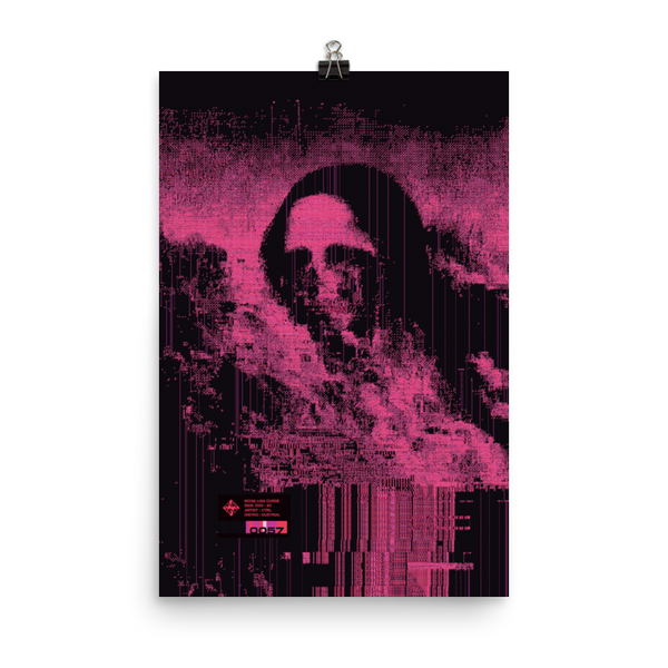 "MONA LISA CURSE" S-009 VAR. 0057 LIMITED PRINT-MATTE POSTER LE PRF-matte-poster-le-prf, mlcs009-Dustrial