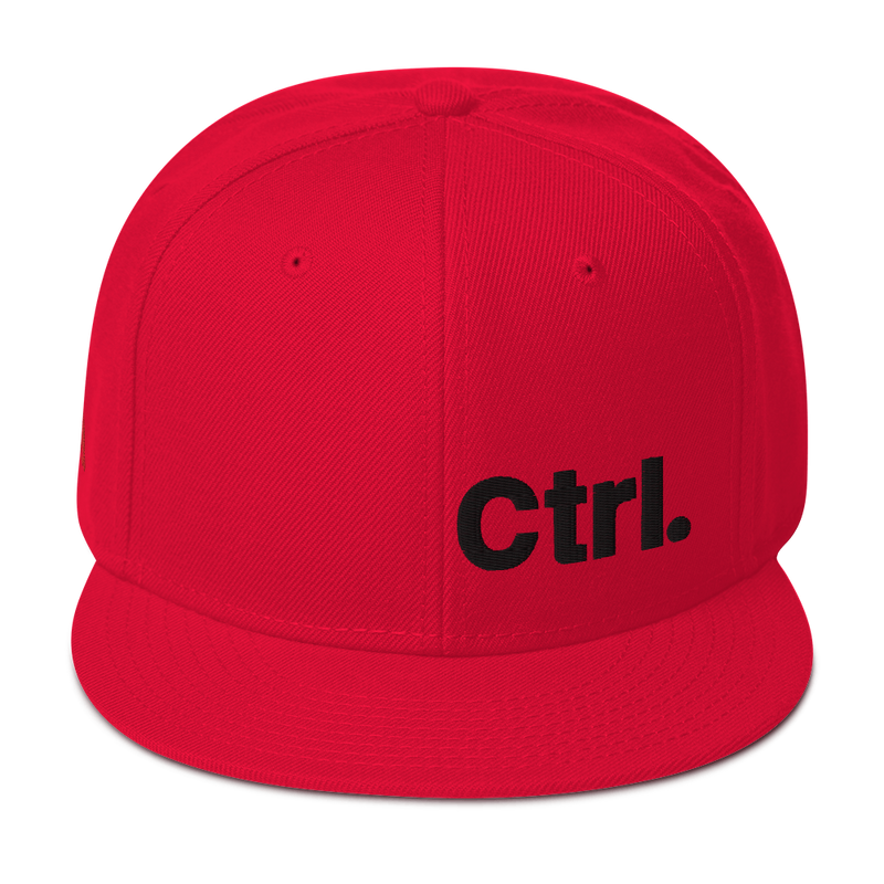 CTRL SNAPBACK-HAT-SNAP-cyber crime, cybercrime, cyberpunk, hacker, HAT-OT-SNAP, Sale2K19-Dustrial