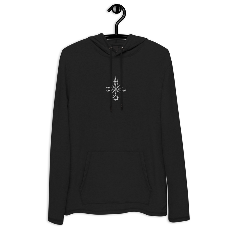 CLVTCH CRUX [NIGHT PHYSICS] E LIGHTWEIGHT HOODIE-HOODIE LIGHTWEIGHT DST-HOODIE-LIGHTWEIGHT-DST, mono, night physics, nothingsacred-Dustrial