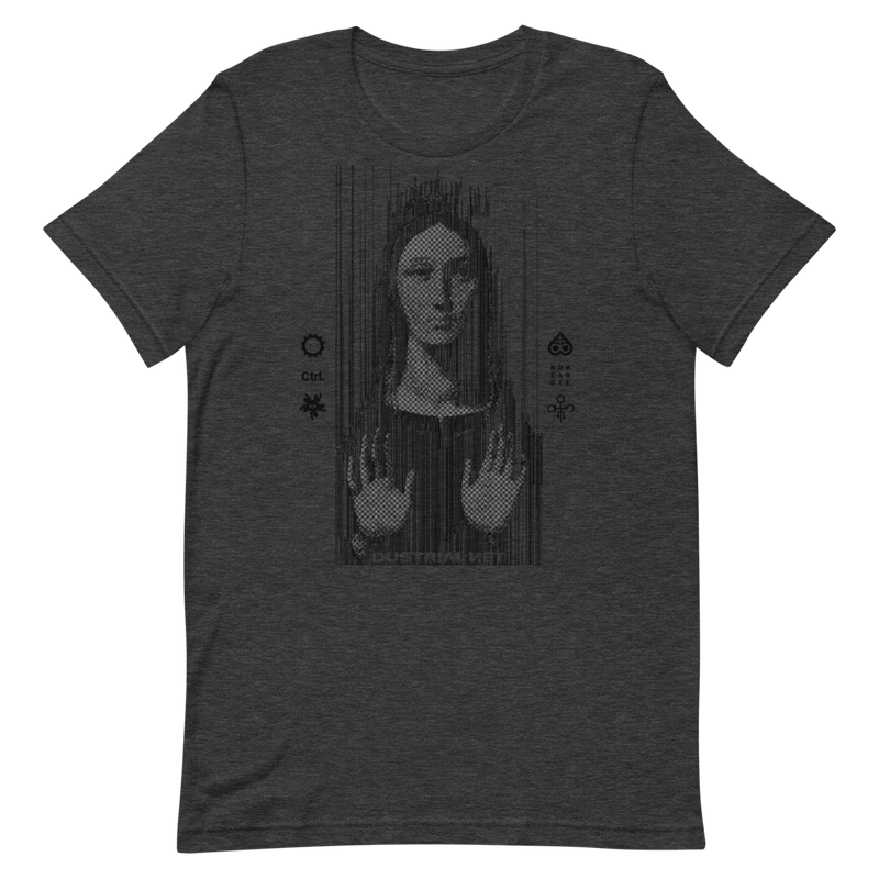 VIRGIN WITH FROWN GRAPHIC TEE-GRAPHIC TEE-bc-uni-tshirt, GRAPHIC-TEE, nothingsacred-Dustrial