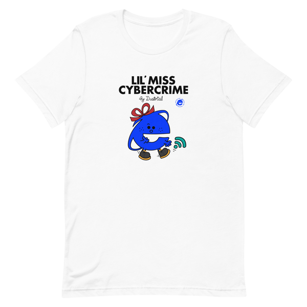 LIL MISS CYBERCRIME UNISEX T-SHIRT-GRAPHIC TEE-bc-uni-tshirt, cyber crime, cybercrime, GRAPHIC-TEE, hacker-Dustrial