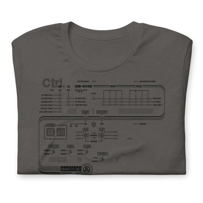 CTRL MAINFRAME GRAPHIC TEE-GRAPHIC TEE-__label:NEW, cyber crime, cybercrime, cyberpunk, GRAPHIC-TEE, hacker-Dustrial