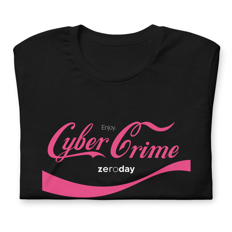 CYBERCRIME ZERODAY GRAPHIC TEE-GRAPHIC TEE-bc-uni-tshirt, cyber crime, cybercrime, GRAPHIC-TEE, hacker, men, Tee, women-Dustrial