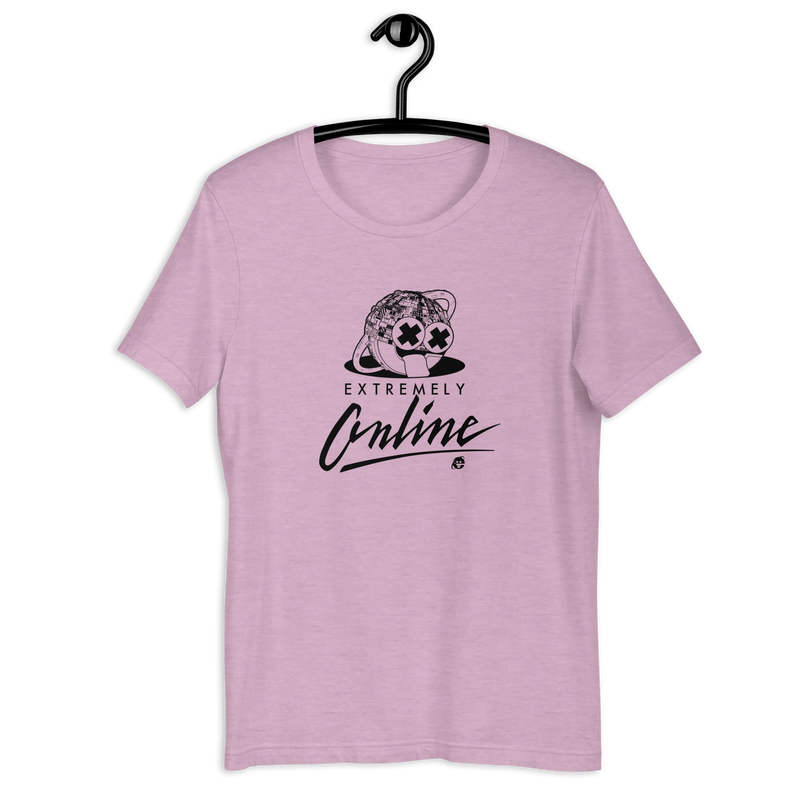 EXTREMELY ONLINE GRAPHIC TEE-GRAPHIC TEE-__label:NEW, cyber crime, cybercrime, cyberpunk, GRAPHIC-TEE, hacker-Dustrial