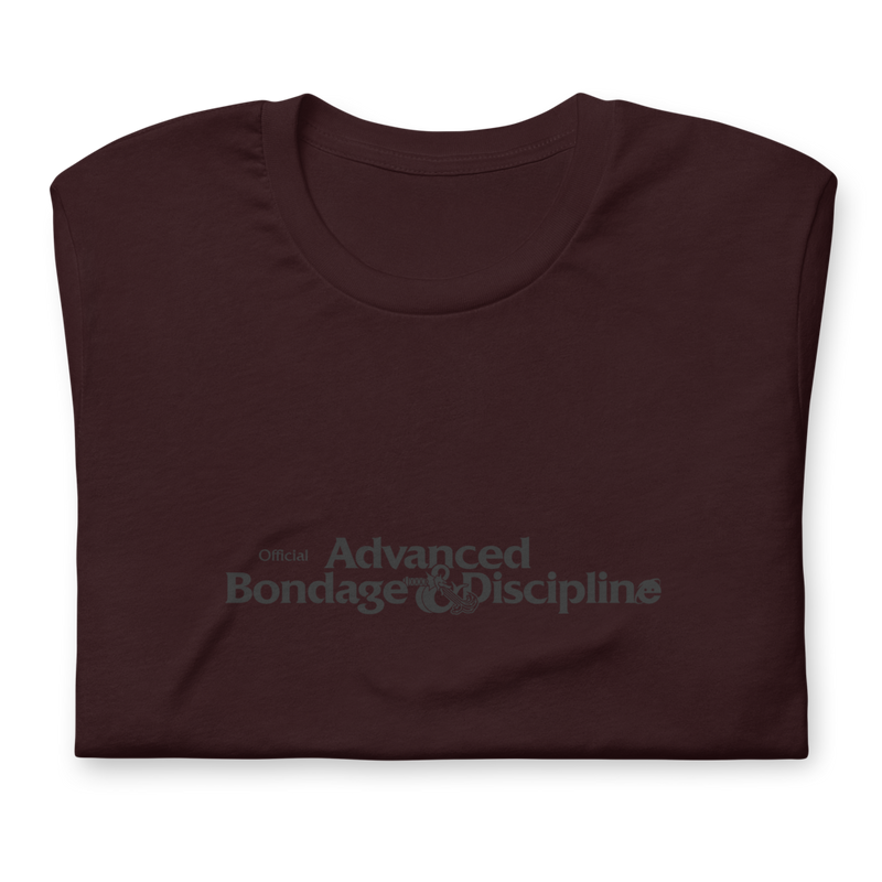 ADVANCED BONDAGE & DISCIPLINE GRAPHIC TEE-GRAPHIC TEE-bc-uni-tshirt, D20, GRAPHIC-TEE-Dustrial