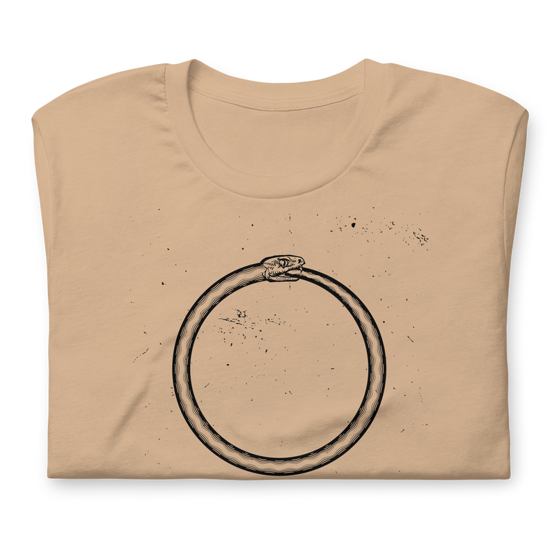 OUROBOROS GRAPHIC TEE-GRAPHIC TEE-__label:NEW, cyber crime, cybercrime, cyberpunk, GRAPHIC-TEE, hacker-Dustrial