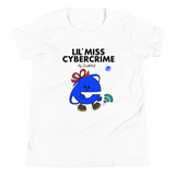 LIL MISS CYBERCRIME YOUTH T-SHIRT-YOUTH TEE BC-cyber crime, cybercrime, hacker, KID STUFF, YOUTH-TEE-BC-Dustrial